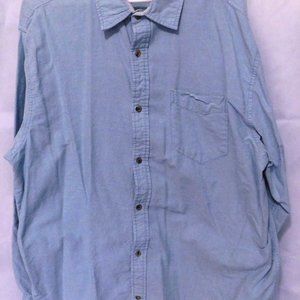 PD&C Light Blue Denim-Style Men's Shirt